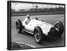 Dick Seaman's Mercedes, Donington Grand Prix, 1938-null-Framed Photographic Print