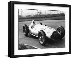 Dick Seaman's Mercedes, Donington Grand Prix, 1938-null-Framed Photographic Print