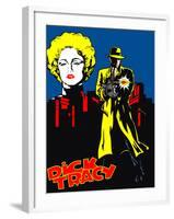 DICK TRACY [1990], directed by WARREN BEATTY.-null-Framed Photographic Print