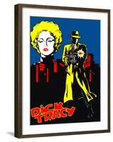 DICK TRACY [1990], directed by WARREN BEATTY.-null-Framed Photographic Print