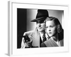 Dick Tracy's Dilemma, Ralph Byrd, Kay Christopher, 1947-null-Framed Photo