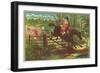 Dick Turpin Defying the Bow Street Runners-English School-Framed Giclee Print