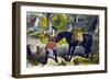 Dick Turpin, English Robber and Highwayman, 19th Century-null-Framed Giclee Print