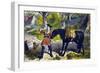 Dick Turpin, English Robber and Highwayman, 19th Century-null-Framed Giclee Print