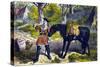 Dick Turpin, English Robber and Highwayman, 19th Century-null-Stretched Canvas