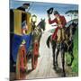 Dick Turpin from "Peeps into the Past," Published circa 1900-Trelleek-Mounted Giclee Print