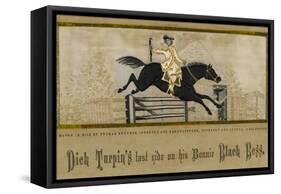 Dick Turpin's Last Ride to York and the Death of His Bonnie Black Bess-null-Framed Stretched Canvas