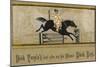 Dick Turpin's Last Ride to York and the Death of His Bonnie Black Bess-null-Mounted Art Print