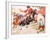 Dick Turpin's Ride to York-Ronald Simmons-Framed Giclee Print