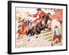 Dick Turpin's Ride to York-Ronald Simmons-Framed Giclee Print