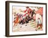 Dick Turpin's Ride to York-Ronald Simmons-Framed Giclee Print