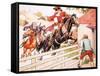 Dick Turpin's Ride to York-Ronald Simmons-Framed Stretched Canvas