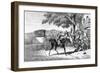 Dick Turpin Shoots Fellow Highwayman, Tom King-null-Framed Art Print