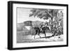 Dick Turpin Shoots Fellow Highwayman, Tom King-null-Framed Art Print