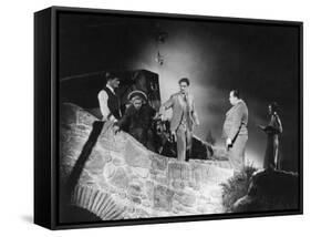 Dick Van Dyke, Nancy Kwan, Lieutenant Robin Crusoe U, S, N,, 1966-null-Framed Stretched Canvas
