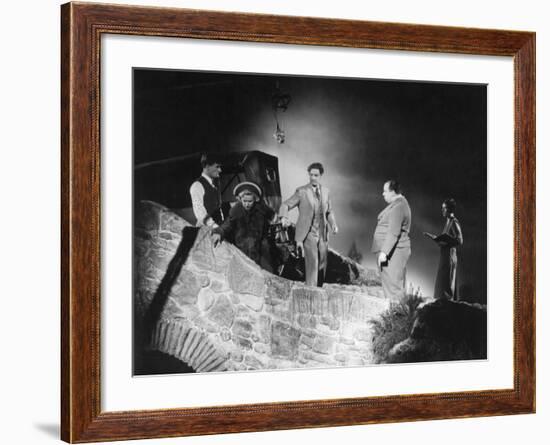 Dick Van Dyke, Nancy Kwan, Lieutenant Robin Crusoe U, S, N,, 1966-null-Framed Photographic Print