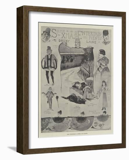 Dick Whittington, at Drury Lane Theatre-Cecil Aldin-Framed Giclee Print