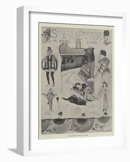 Dick Whittington, at Drury Lane Theatre-Cecil Aldin-Framed Giclee Print