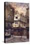 Dick Whittington Inn, Cloth Fair, London, 1880-John Crowther-Stretched Canvas