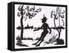 Dick Whittington-Arthur Rackham-Framed Stretched Canvas