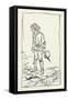 Dick Whittington-Arthur Rackham-Framed Stretched Canvas