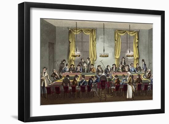 Dick Wildfire Introduced by Captain O'Shuffleton to Rouge Et Noir Table in Palais Royal-null-Framed Premium Giclee Print