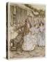 Dickens, Christmas Carol-Arthur Rackham-Stretched Canvas