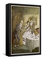 Dickens, Christmas Carol-Arthur Rackham-Framed Stretched Canvas