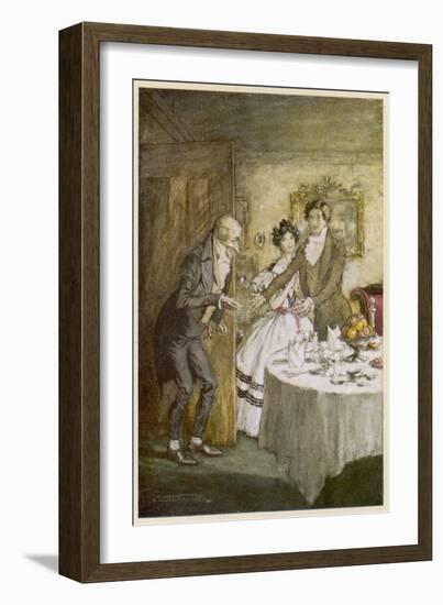 Dickens, Christmas Carol-Arthur Rackham-Framed Art Print