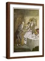 Dickens, Christmas Carol-Arthur Rackham-Framed Art Print