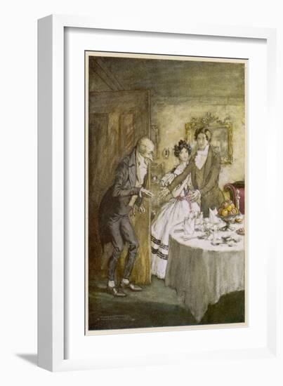 Dickens, Christmas Carol-Arthur Rackham-Framed Art Print