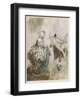 Dickens, Christmas Carol-Arthur Rackham-Framed Art Print