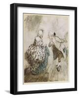 Dickens, Christmas Carol-Arthur Rackham-Framed Art Print