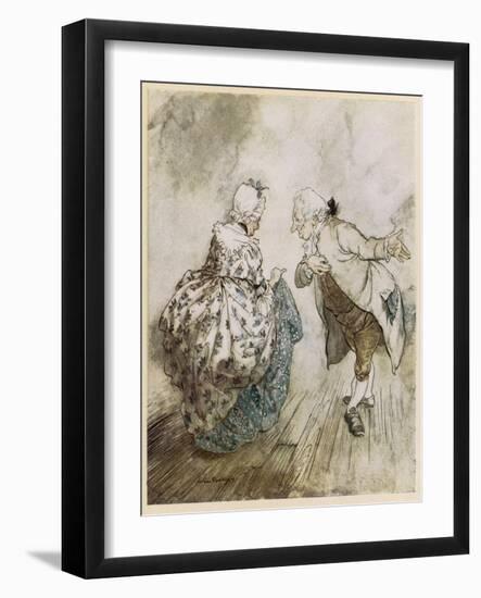 Dickens, Christmas Carol-Arthur Rackham-Framed Art Print