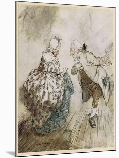 Dickens, Christmas Carol-Arthur Rackham-Mounted Art Print
