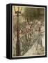 Dickens, Christmas Carol-Arthur Rackham-Framed Stretched Canvas