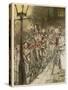 Dickens, Christmas Carol-Arthur Rackham-Stretched Canvas