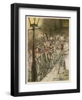 Dickens, Christmas Carol-Arthur Rackham-Framed Art Print