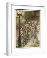 Dickens, Christmas Carol-Arthur Rackham-Framed Art Print