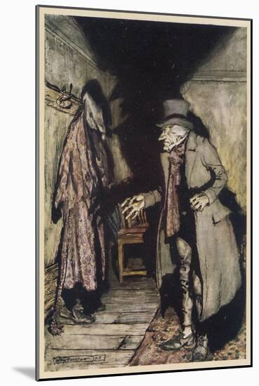 Dickens, Christmas Carol-Arthur Rackham-Mounted Art Print