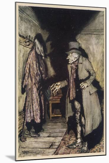 Dickens, Christmas Carol-Arthur Rackham-Mounted Art Print