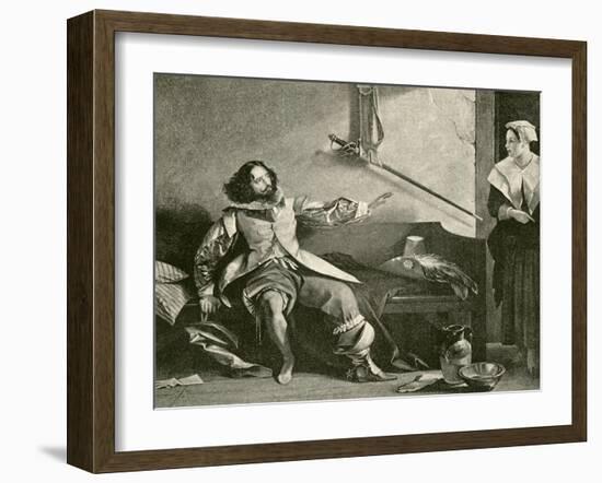 Dickens in Every Man in his Humour-Charles Robert Leslie-Framed Giclee Print