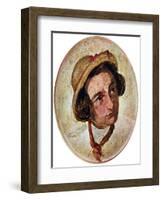 Dickens in the Character of Sir Charles Coldstream, 1850S-Augustus Leopold Egg-Framed Giclee Print