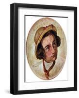 Dickens in the Character of Sir Charles Coldstream, 1850S-Augustus Leopold Egg-Framed Giclee Print