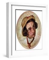 Dickens in the Character of Sir Charles Coldstream, 1850S-Augustus Leopold Egg-Framed Giclee Print