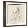 Dickens Maclise Sketch-null-Framed Art Print