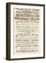 Dickens Playbill: 'A Christmas Carol' at Adelphi Theatre Royal, February 26th 1814-null-Framed Giclee Print