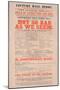 Dickens Playbill: 'Not So Bad as We Seem' at Lecture Hall, Derby, Programme for August 25, 1852-null-Mounted Giclee Print
