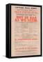 Dickens Playbill: 'Not So Bad as We Seem' at Lecture Hall, Derby, Programme for August 25, 1852-null-Framed Stretched Canvas