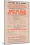 Dickens Playbill: 'Not So Bad as We Seem' at Lecture Hall, Derby, Programme for August 25, 1852-null-Mounted Giclee Print